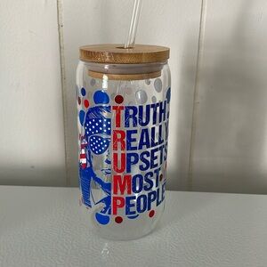 Trump Glass Cup